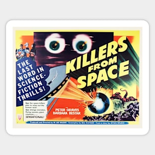 Killers From Space Sticker